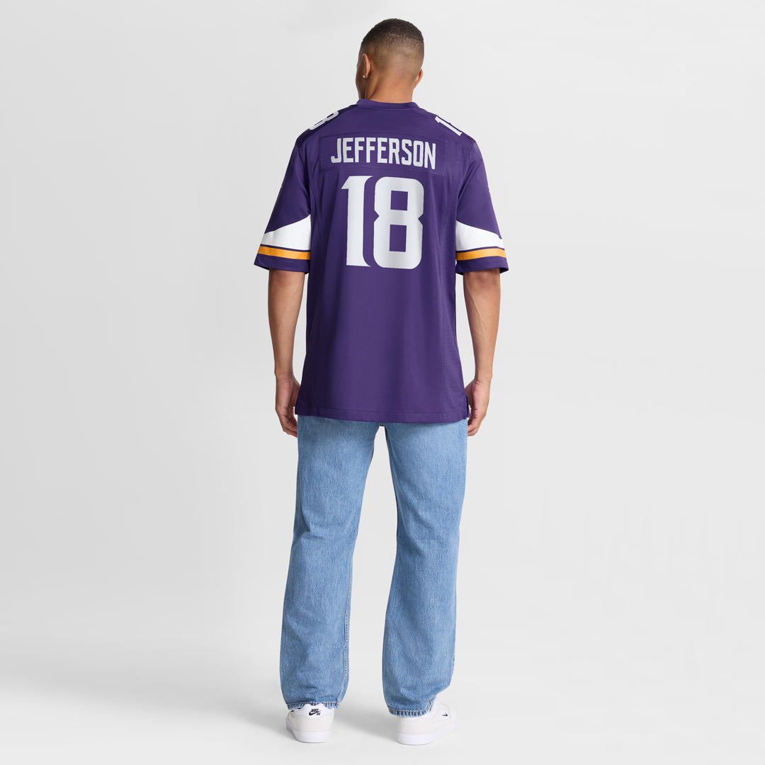 Justin Jefferson Minnesota Vikings Nike Game Jersey - Purple