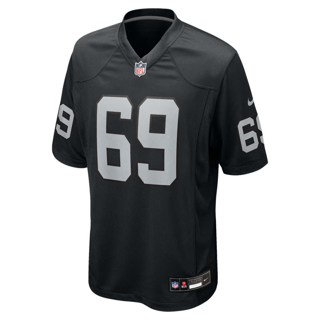 Adam Butler Las Vegas Raiders Nike Team Game Jersey -  Black