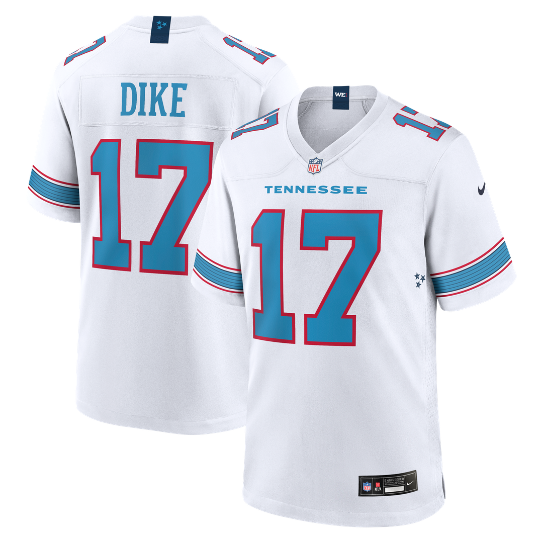 Chimere Dike Tennessee Titans Nike Game Jersey -  White