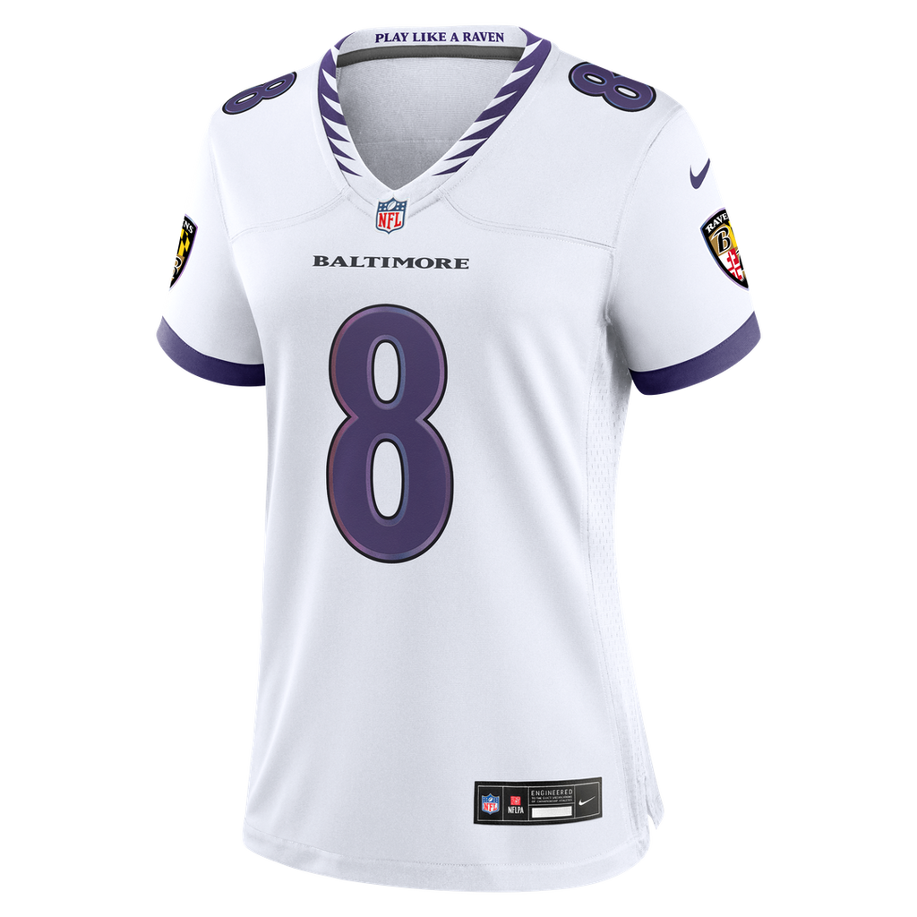Lamar Jackson Baltimore Ravens Nike Women's Alternate Game Jersey - Black