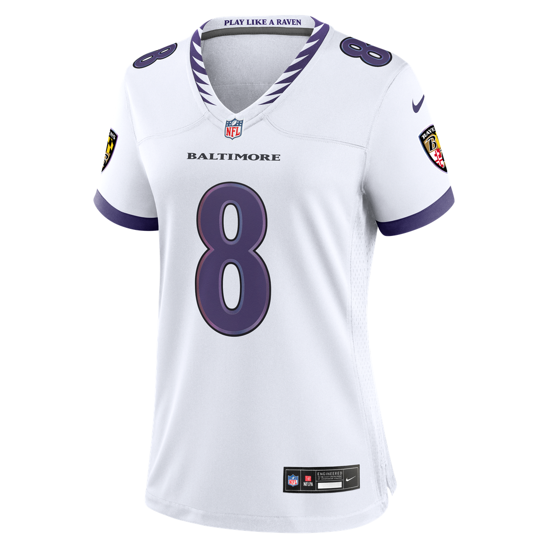 Lamar Jackson Baltimore Ravens Nike Women's Alternate Game Jersey - Black