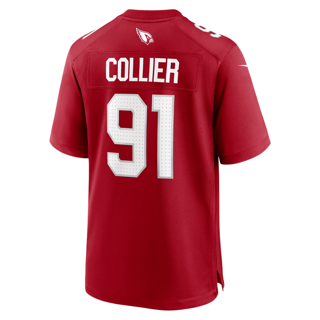 L.J. Collier Arizona Cardinals Nike Team Game Jersey -  Cardinal