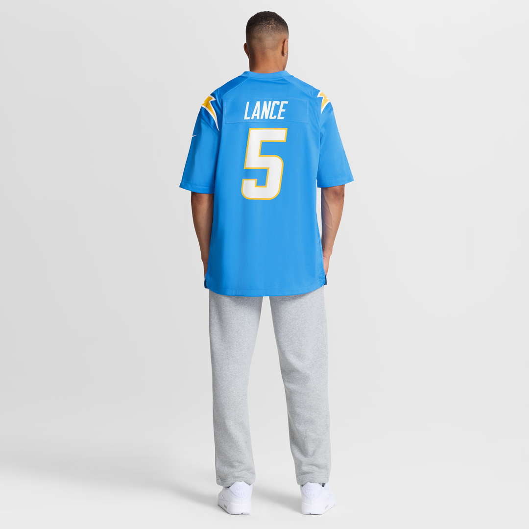 Trey Lance Los Angeles Chargers Nike Team Game Jersey -  Powder Blue