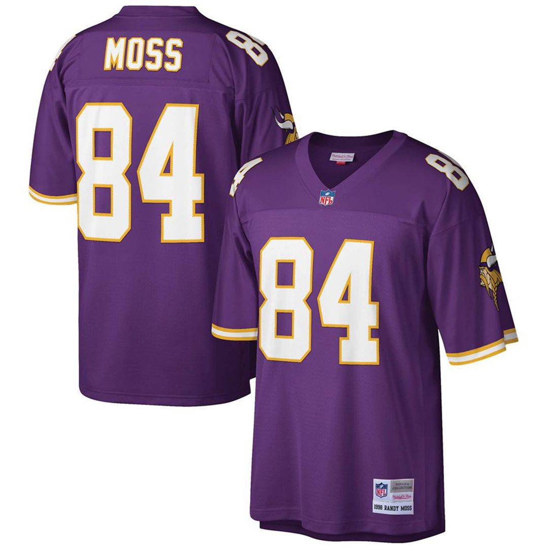 Randy Moss Minnesota Vikings Mitchell & Ness Big & Tall 1998 Legacy Retired Player Jersey - White