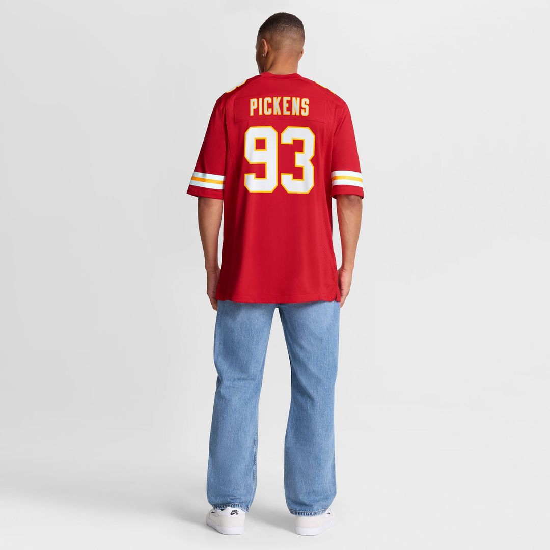 Zacch Pickens Kansas City Chiefs Nike Team Game Jersey -  Red