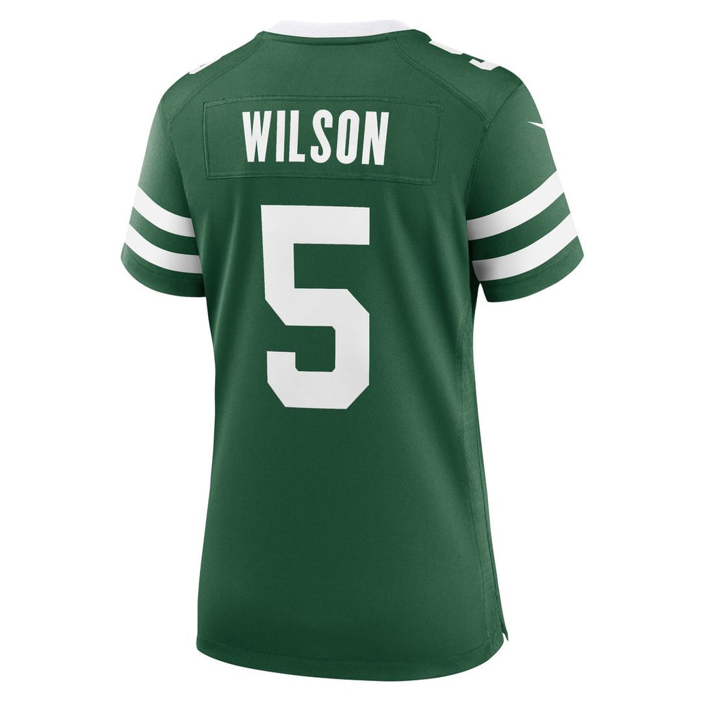 Garrett Wilson New York Jets Nike Women's Alternate Game Jersey - Legacy Black