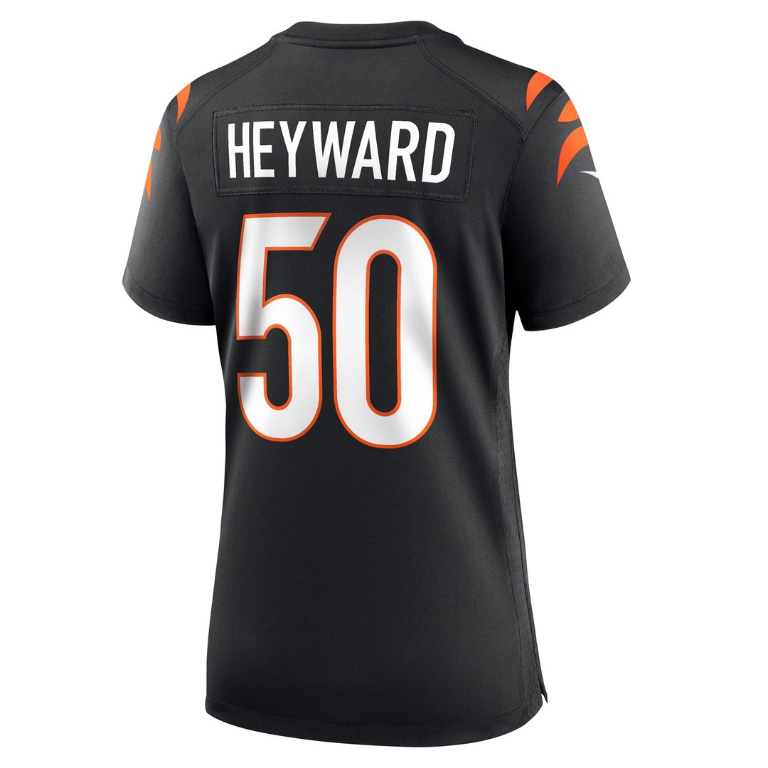 Shaka Heyward Cincinnati Bengals Nike Women's Team Game Jersey -  Black