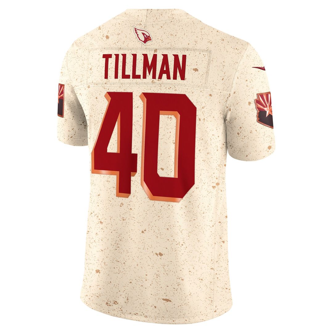 Pat Tillman Arizona Cardinals Nike 2025 Rivalries Collection Stitched Limited Jersey - Natural
