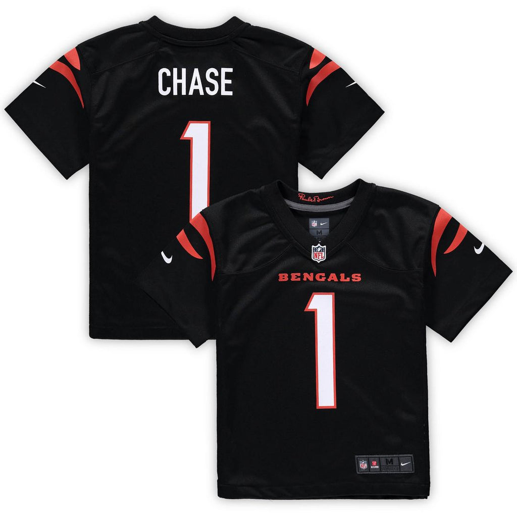 Ja'Marr Chase Cincinnati Bengals Nike Preschool Game Jersey - Black