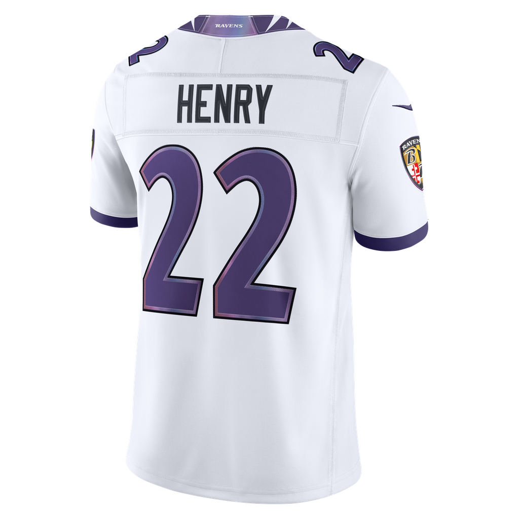 Derrick Henry Baltimore Ravens Nike Vapor F.U.S.E. Stitched Limited Jersey - White