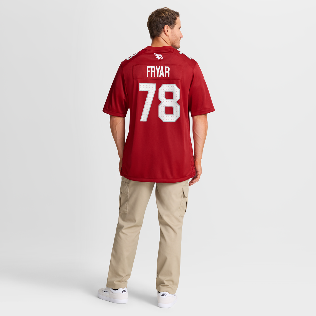 Josh Fryar Arizona Cardinals Nike Team Game Jersey -  Cardinal