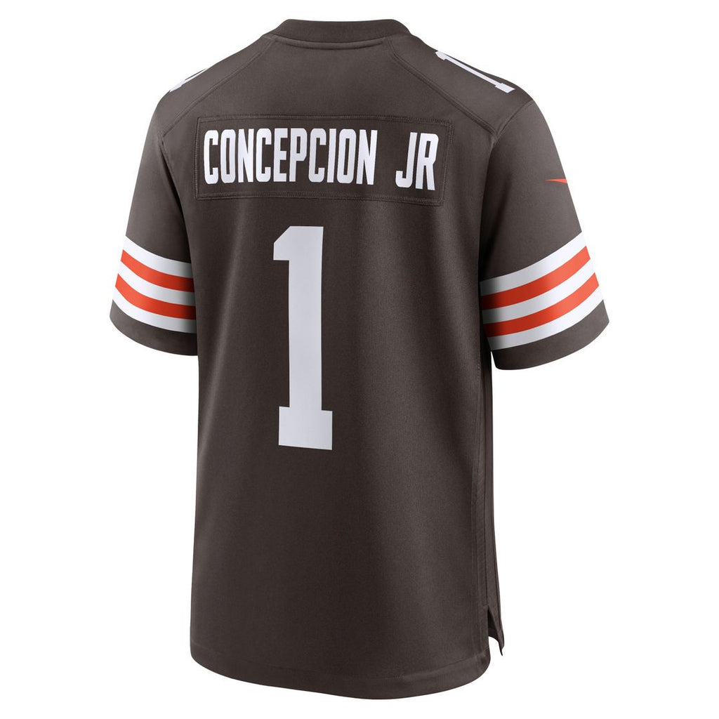 KC Concepcion Cleveland Browns Nike 2026 NFL Draft First Round Pick No. 24 Team Game Jersey - Brown