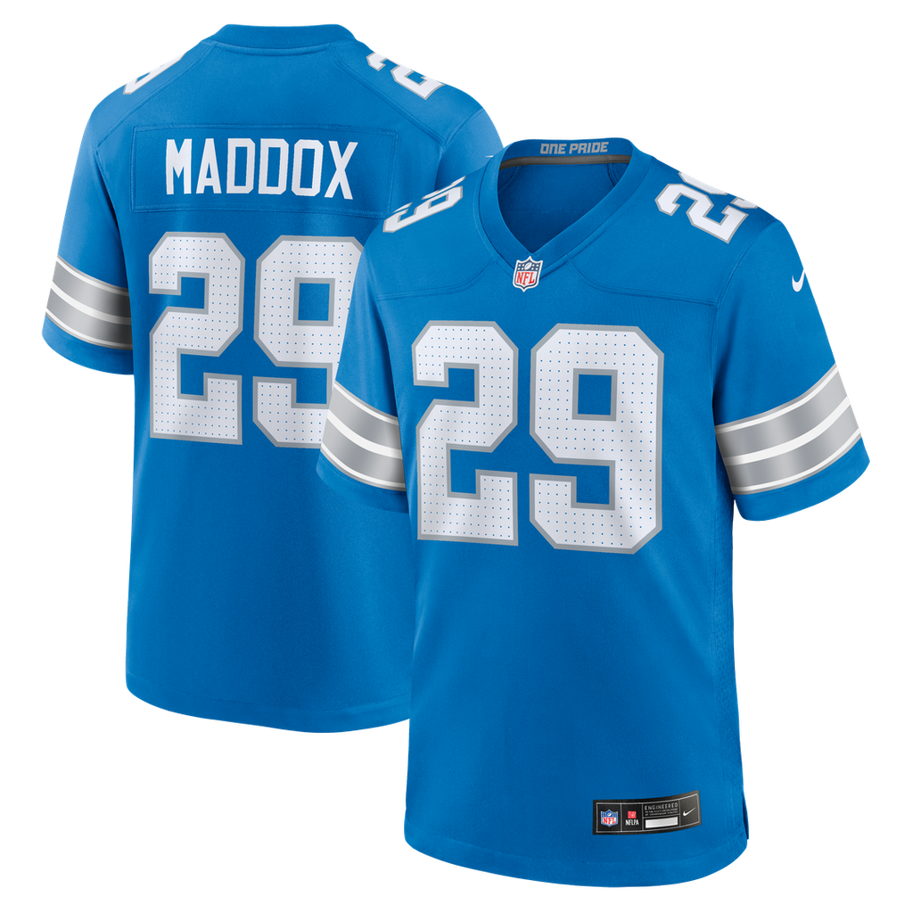 Avonte Maddox Detroit Lions Nike Team Game Jersey -  Blue