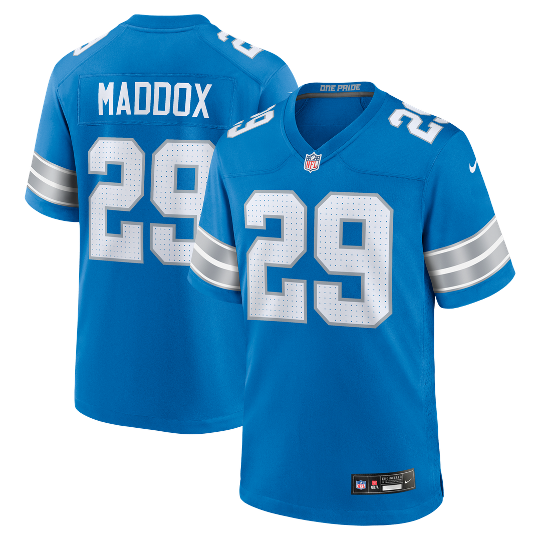 Avonte Maddox Detroit Lions Nike Team Game Jersey -  Blue