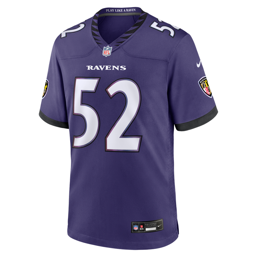 Ray Lewis Baltimore Ravens Nike Team Retired Player Game Jersey - Purple