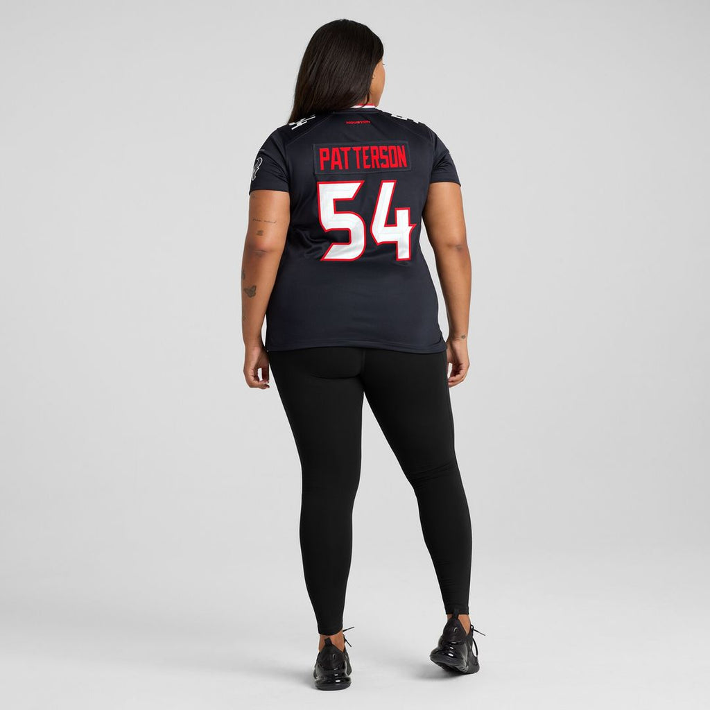 Jarrett Patterson Houston Texans Nike Women's Team Game Jersey -  Navy