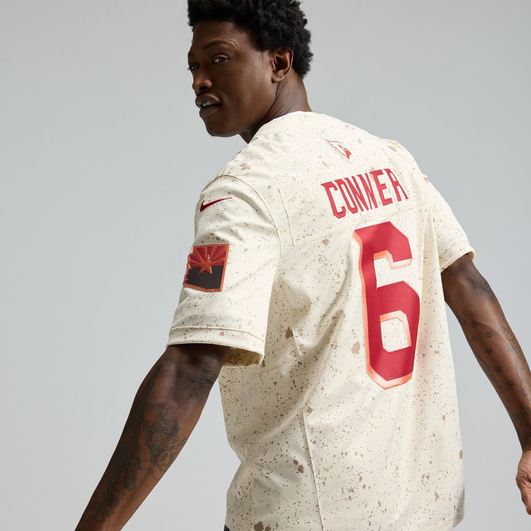 James Conner Arizona Cardinals Nike 2025 Rivalries Collection Stitched Limited Jersey - Natural