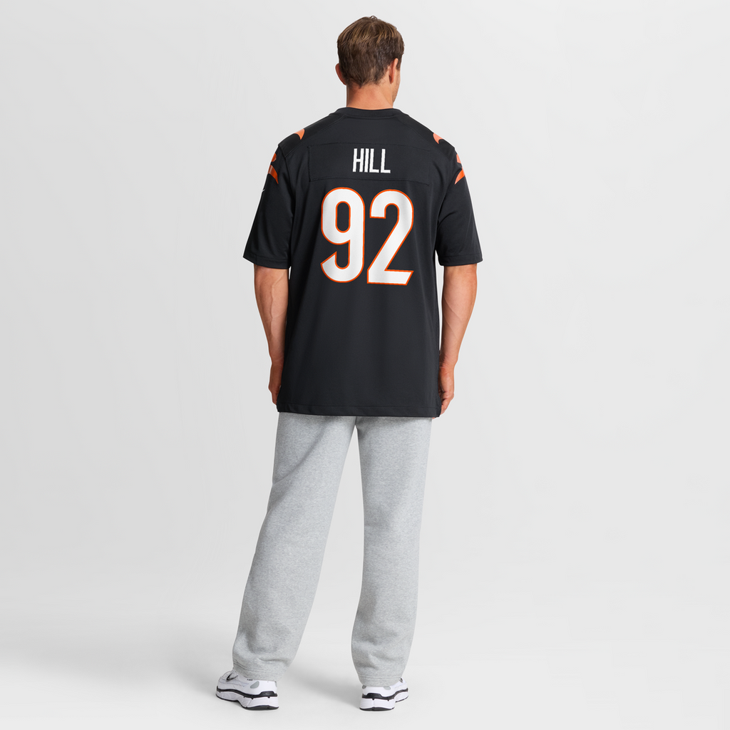 B.J. Hill Cincinnati Bengals Nike Game Jersey - Black