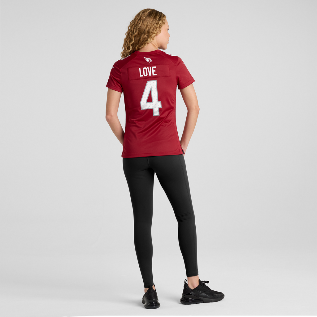 Jeremiyah Love Arizona Cardinals Nike Women's Game Jersey - White