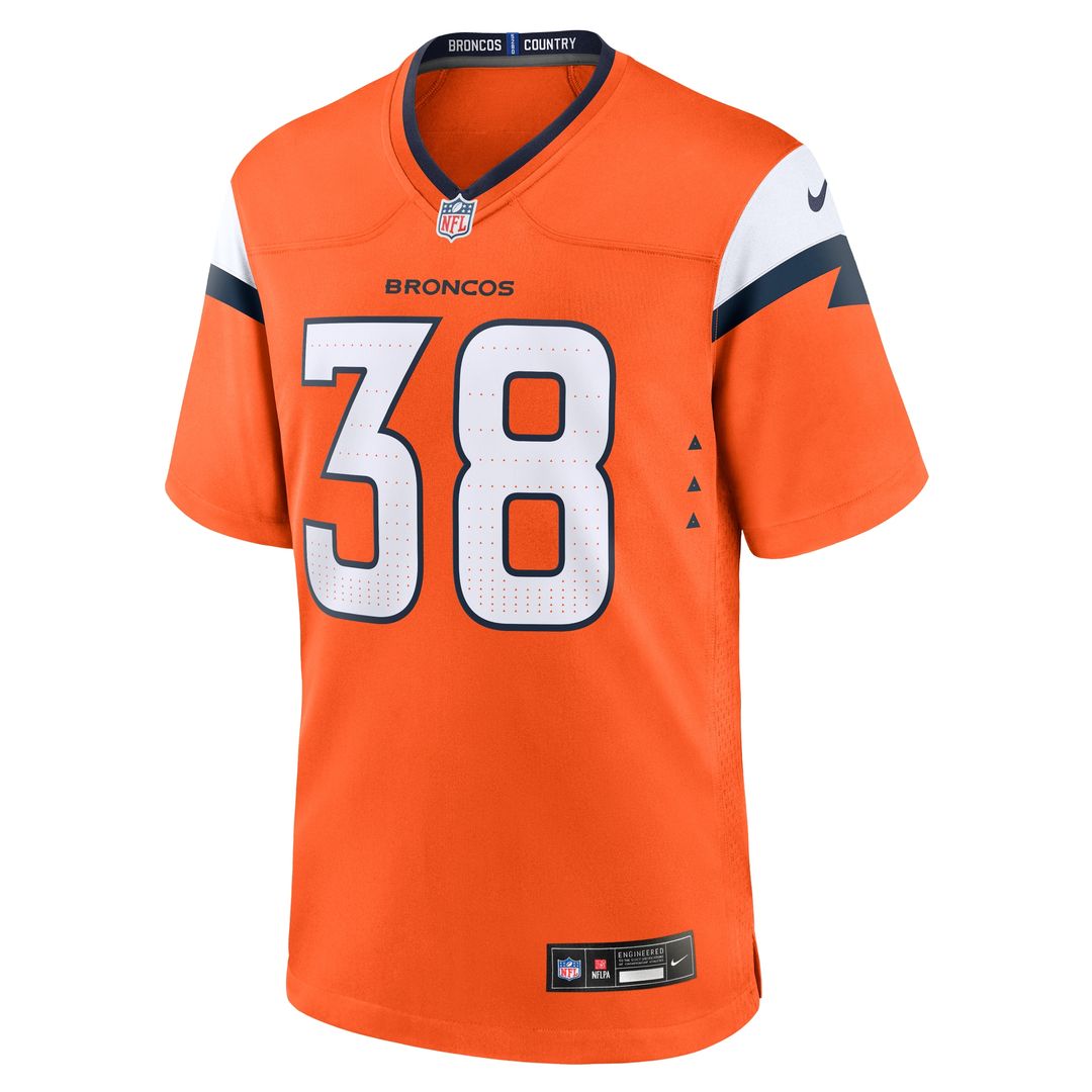 Jaleel McLaughlin Denver Broncos Nike Game Jersey -  White