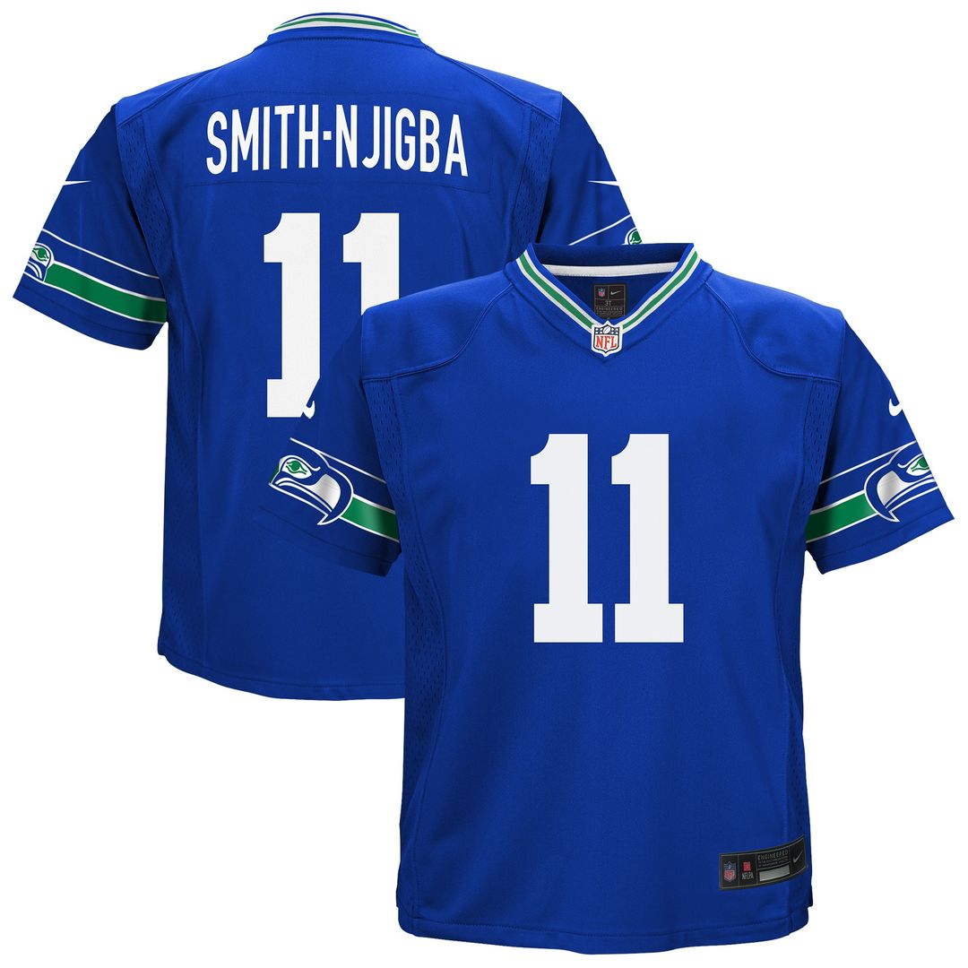 Jaxon Smith-Njigba Seattle Seahawks Nike Toddler Alternate Game Jersey - Royal