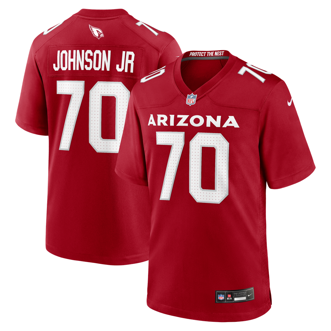 Paris Johnson Jr. Arizona Cardinals Nike  Game Jersey - Cardinal