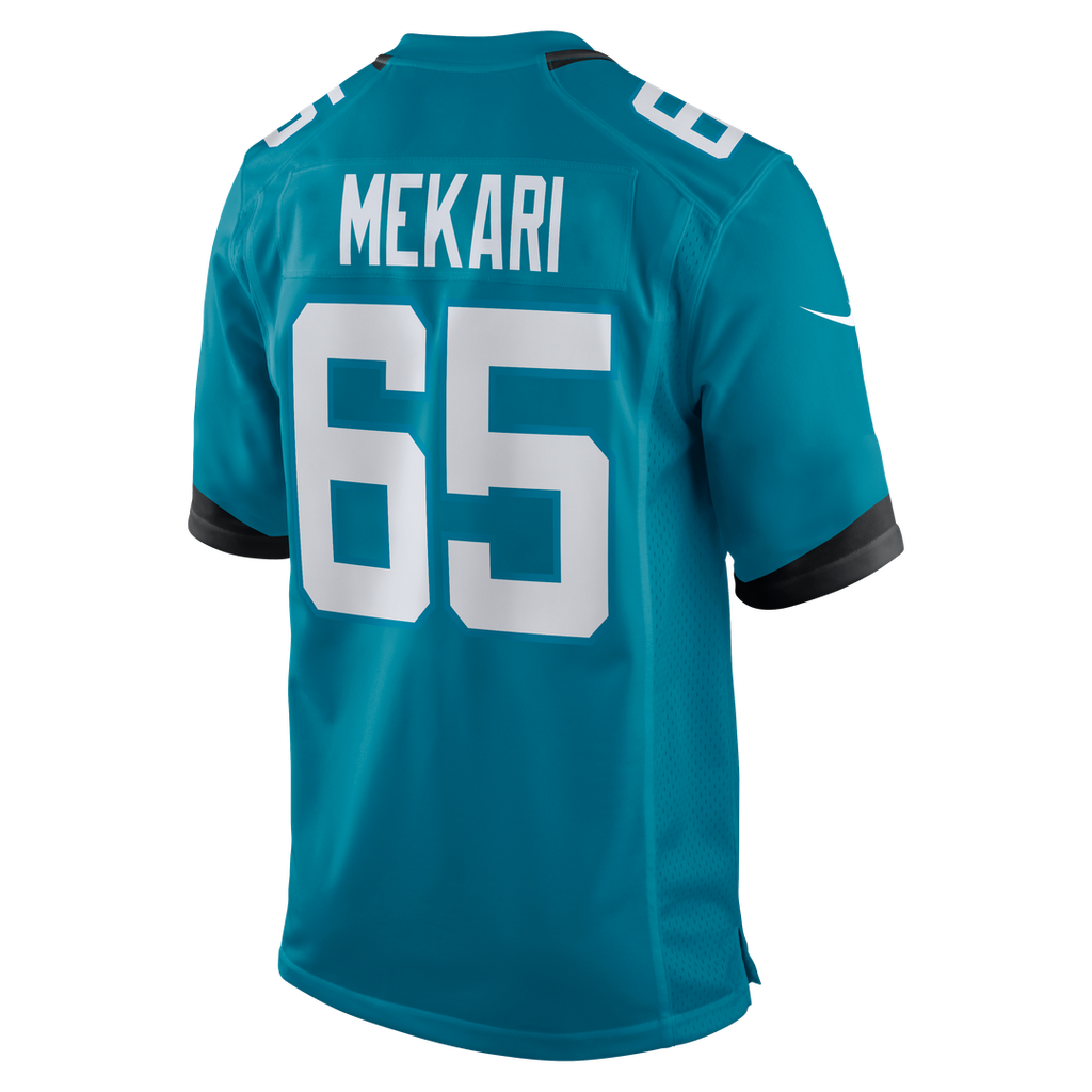 Patrick Mekari Jacksonville Jaguars Nike Team Game Jersey -  Teal