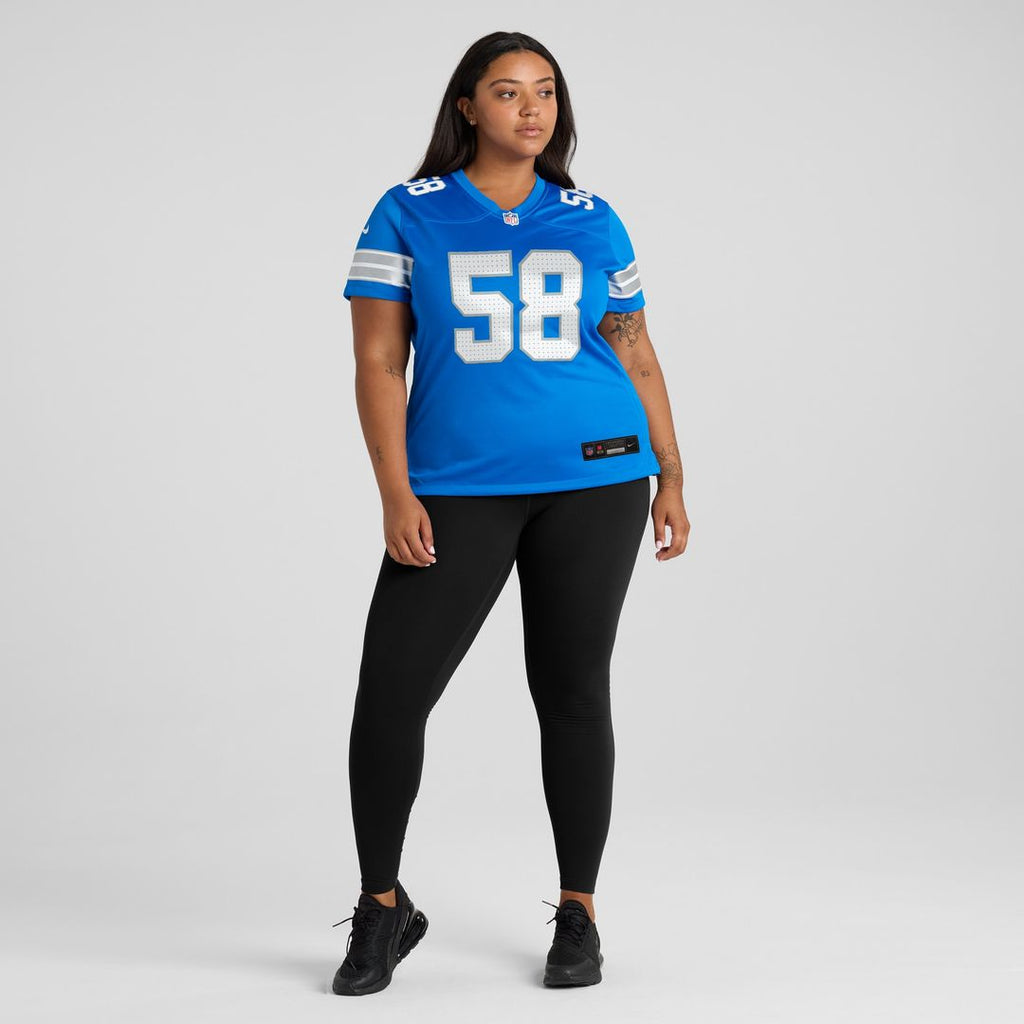 Penei Sewell Detroit Lions Nike Women's 2nd Alternate Game Jersey - Black