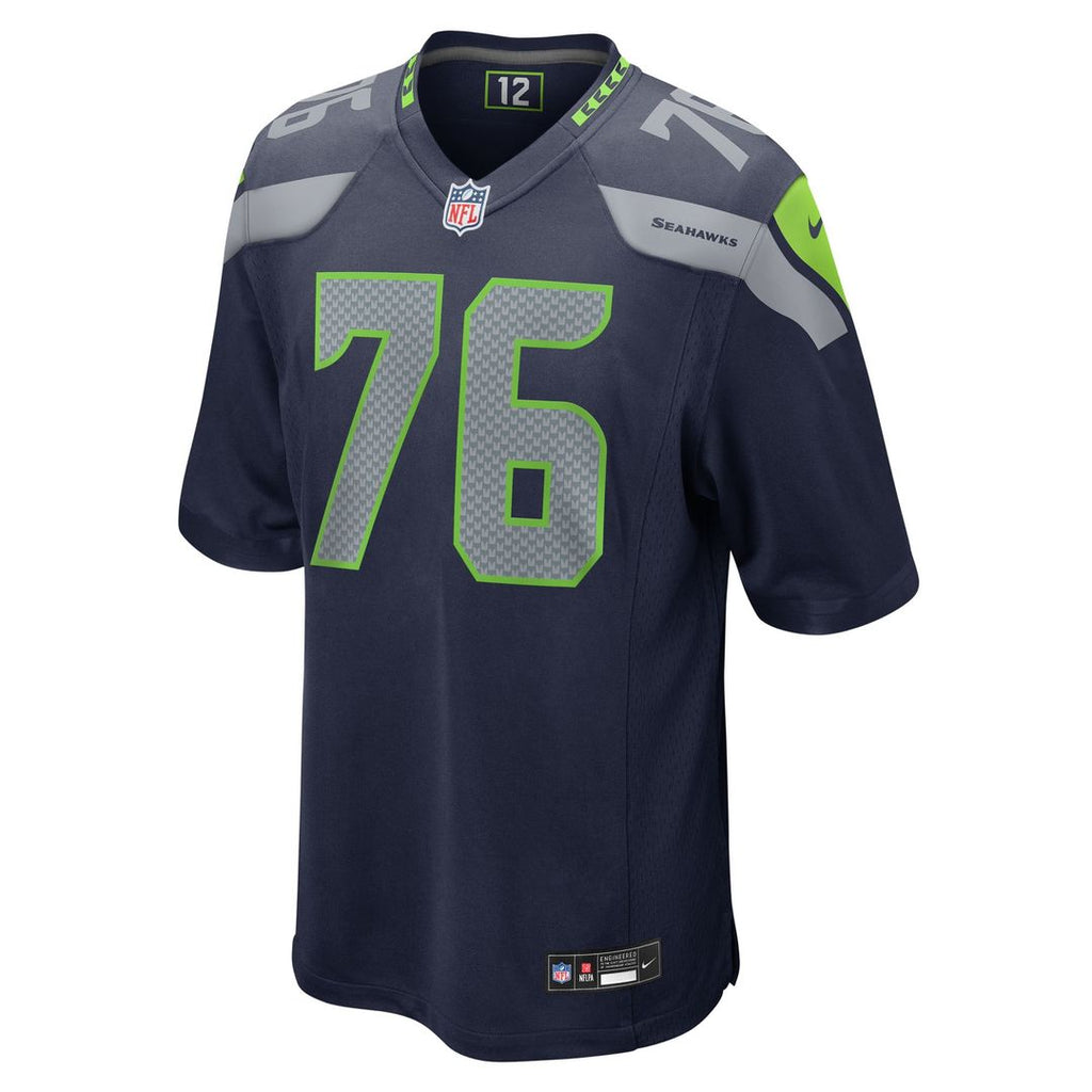 Grey Zabel Seattle Seahawks Nike Team Game Jersey -  College Navy