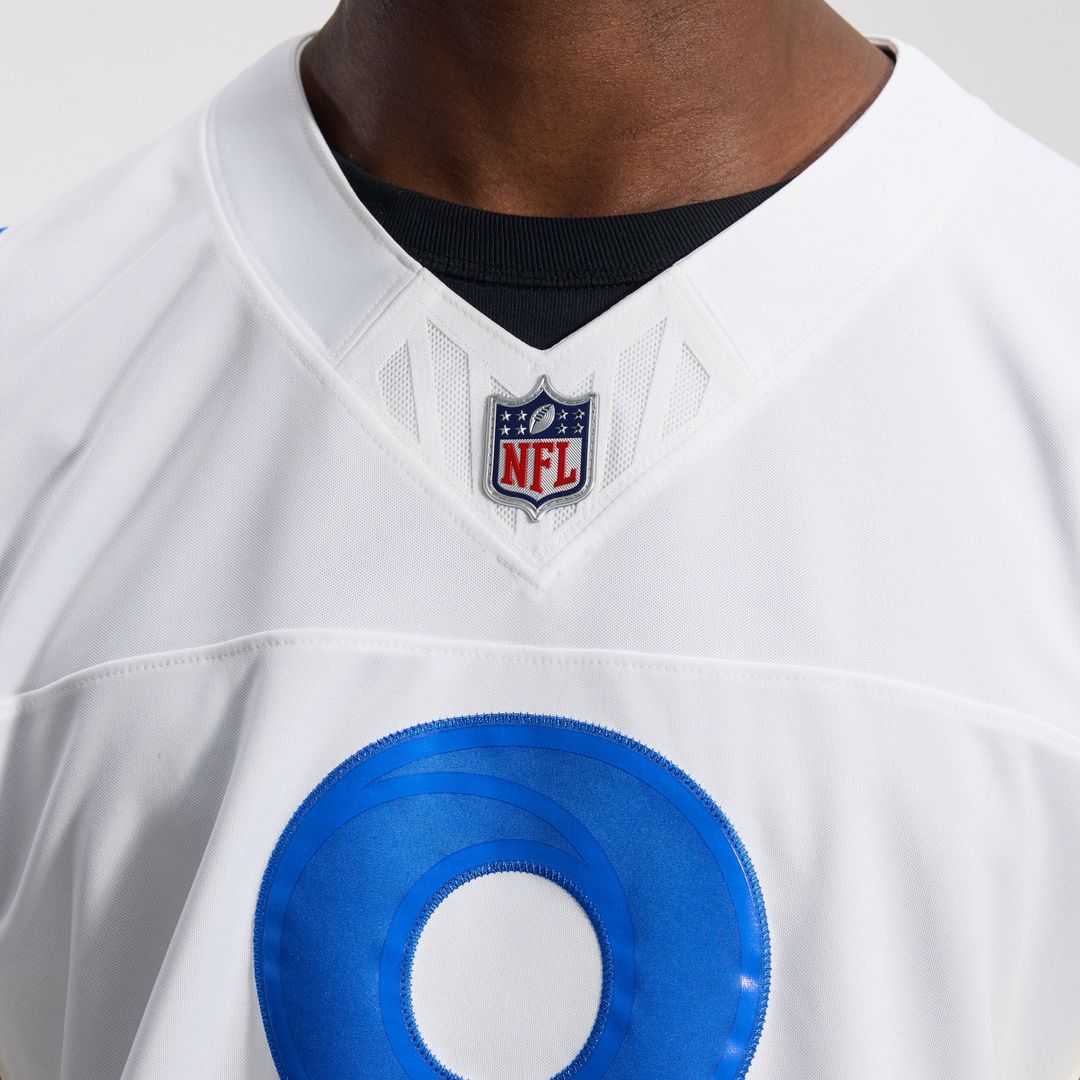 Jared Verse Los Angeles Rams Nike Vapor F.U.S.E. Stitched Limited Jersey - White