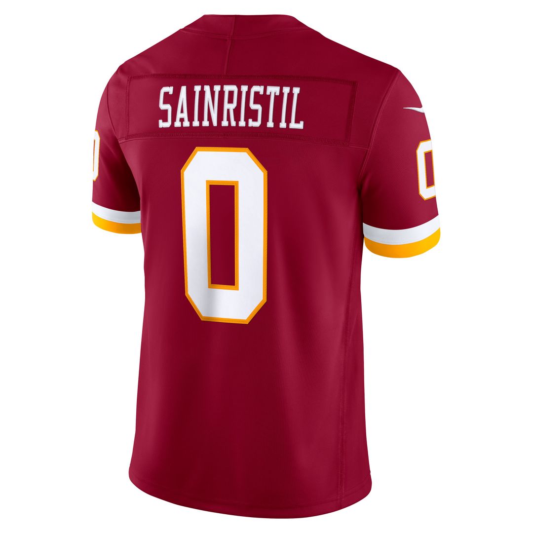 Mike Sainristil Washington Commanders Nike Team Vapor F.U.S.E. Stitched Limited Jersey - Burgundy