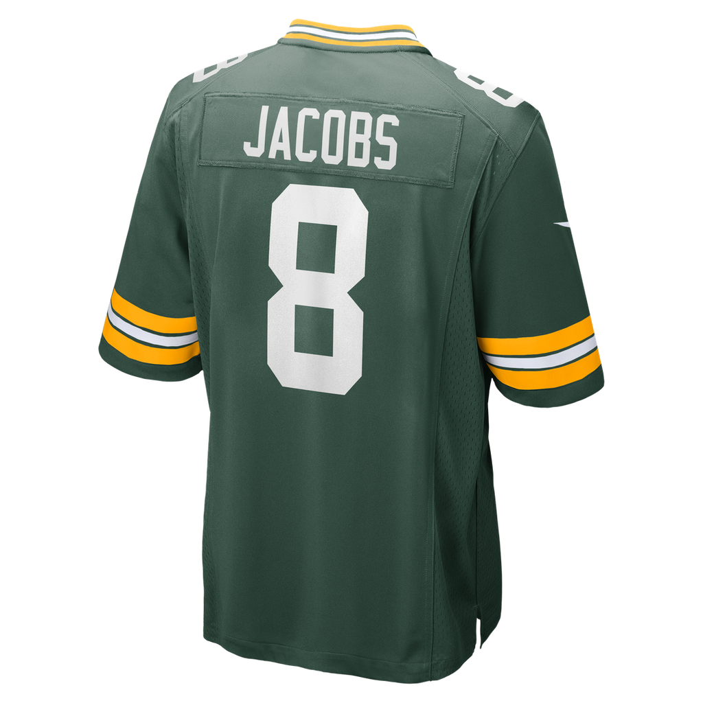 Josh Jacobs Green Bay Packers Nike Team Game Jersey -  Green