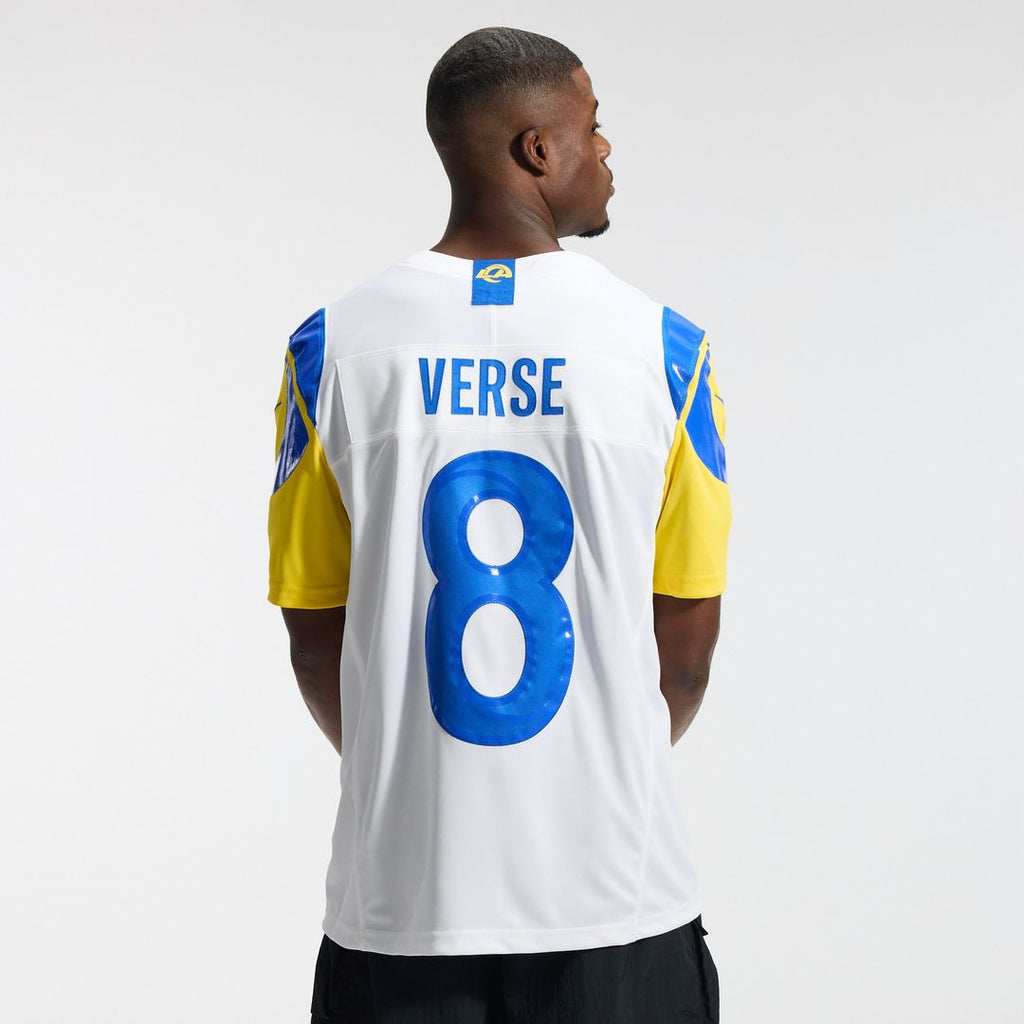 Jared Verse Los Angeles Rams Nike Vapor F.U.S.E. Stitched Limited Jersey - White