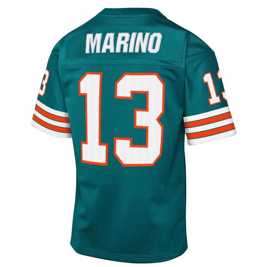 Dan Marino Miami Dolphins Mitchell & Ness Youth 1984 Throwback Fashion Jersey - Aqua