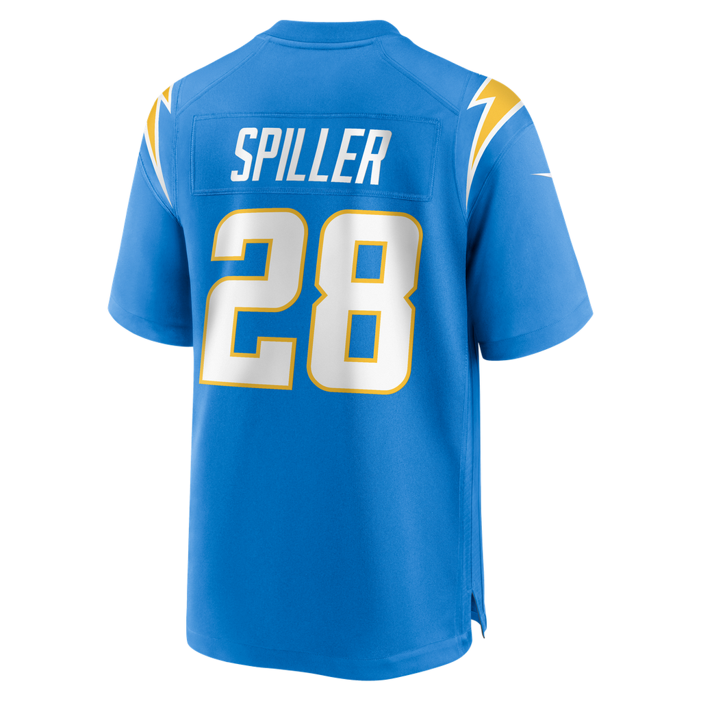 Isaiah Spiller Los Angeles Chargers Nike Game Jersey - Powder Blue