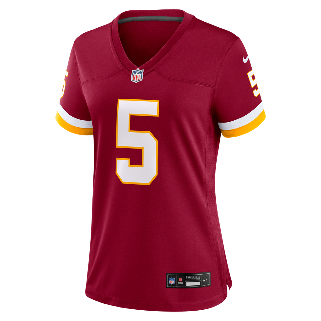Jayden Daniels Washington Commanders Nike Women's Game Super Bowl Era Jersey - White
