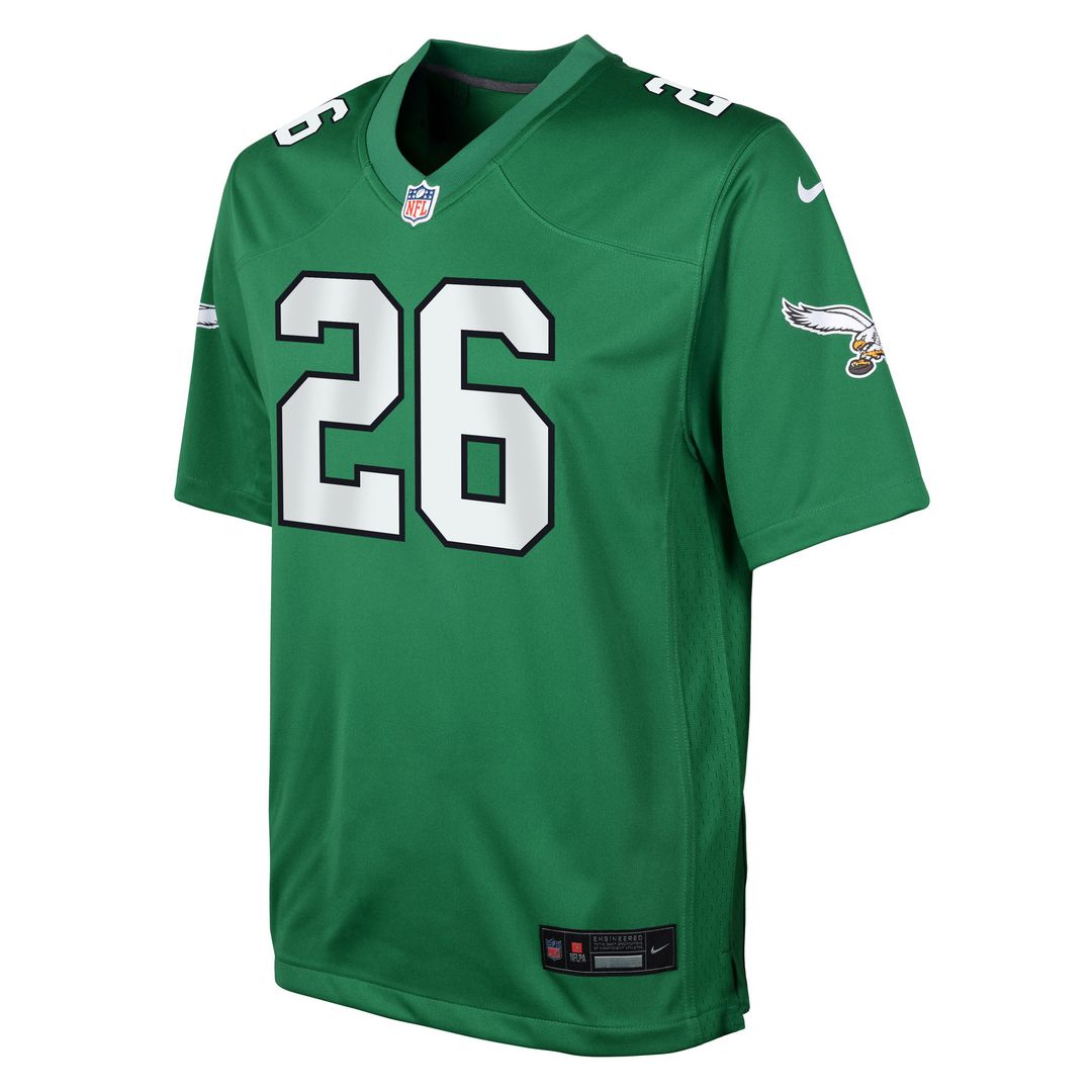 Saquon Barkley Philadelphia Eagles Nike Youth Game Jersey - Kelly Green