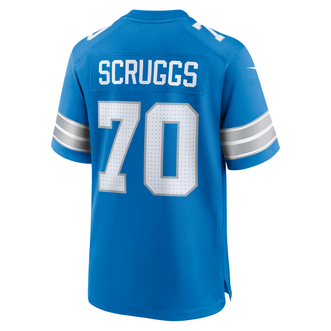 Juice Scruggs Detroit Lions Nike Team Game Jersey -  Blue