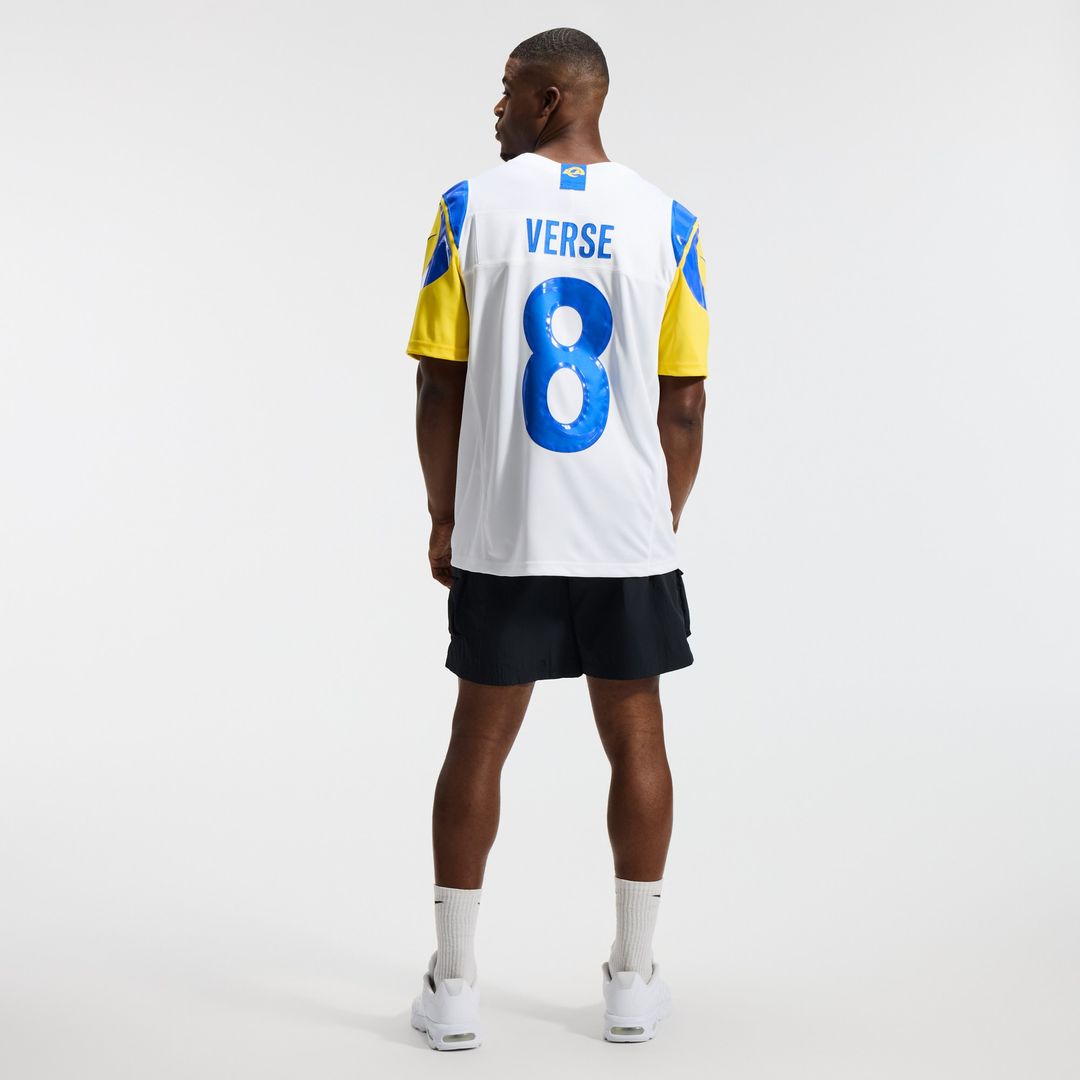 Jared Verse Los Angeles Rams Nike Vapor F.U.S.E. Stitched Limited Jersey - White