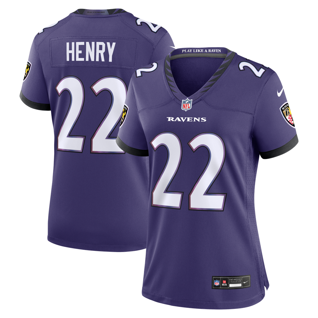 Derrick Henry Baltimore Ravens Nike Women's Team Game Jersey - Purple