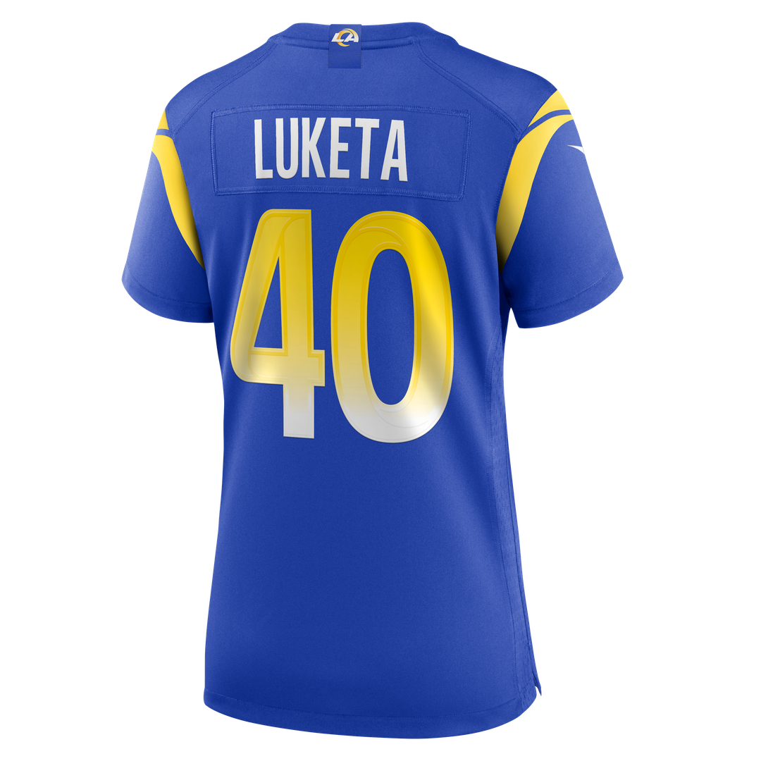 Jesse Luketa Los Angeles Rams Nike Women's Team Game Jersey -  Royal