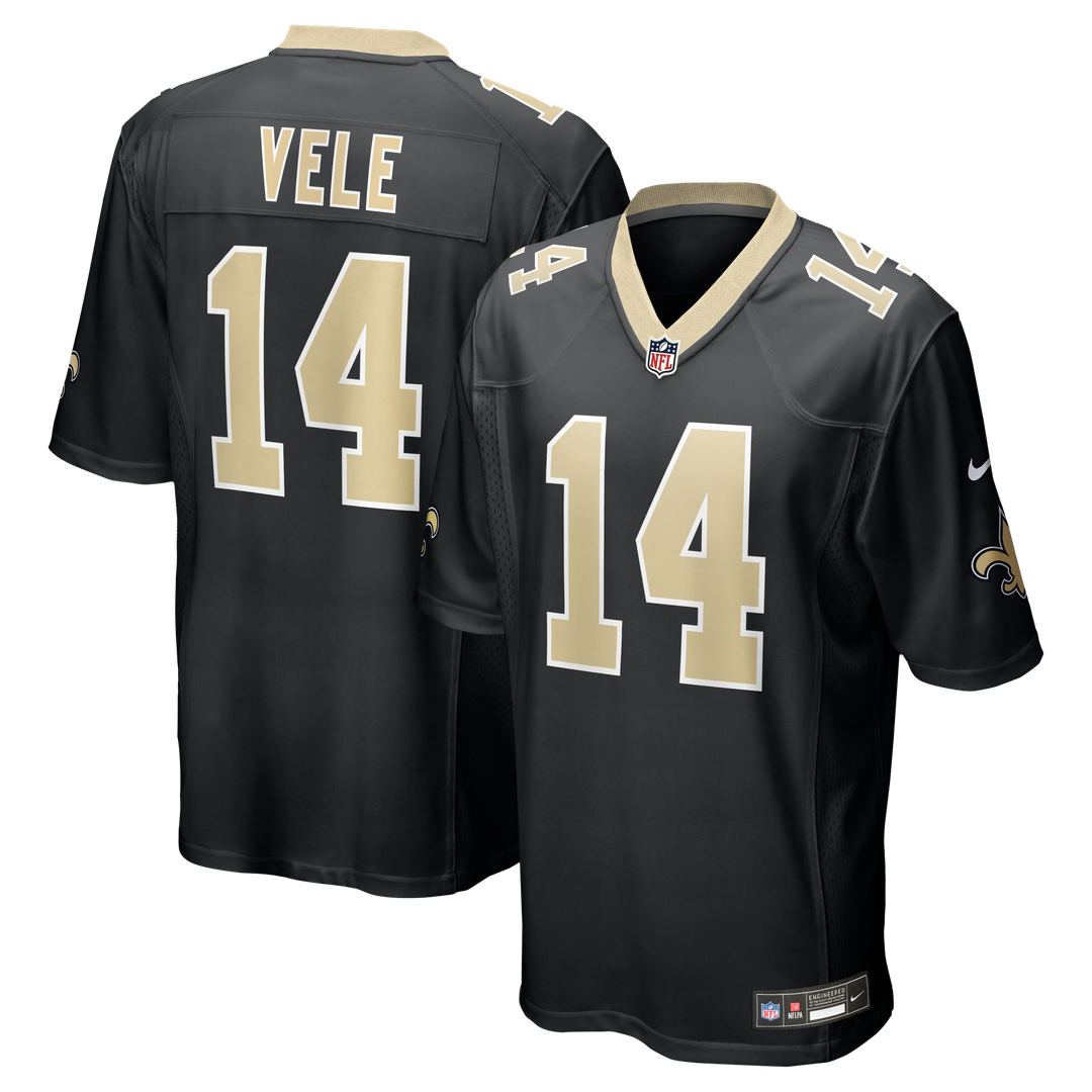Devaughn Vele New Orleans Saints Nike Team Game Jersey -  Black