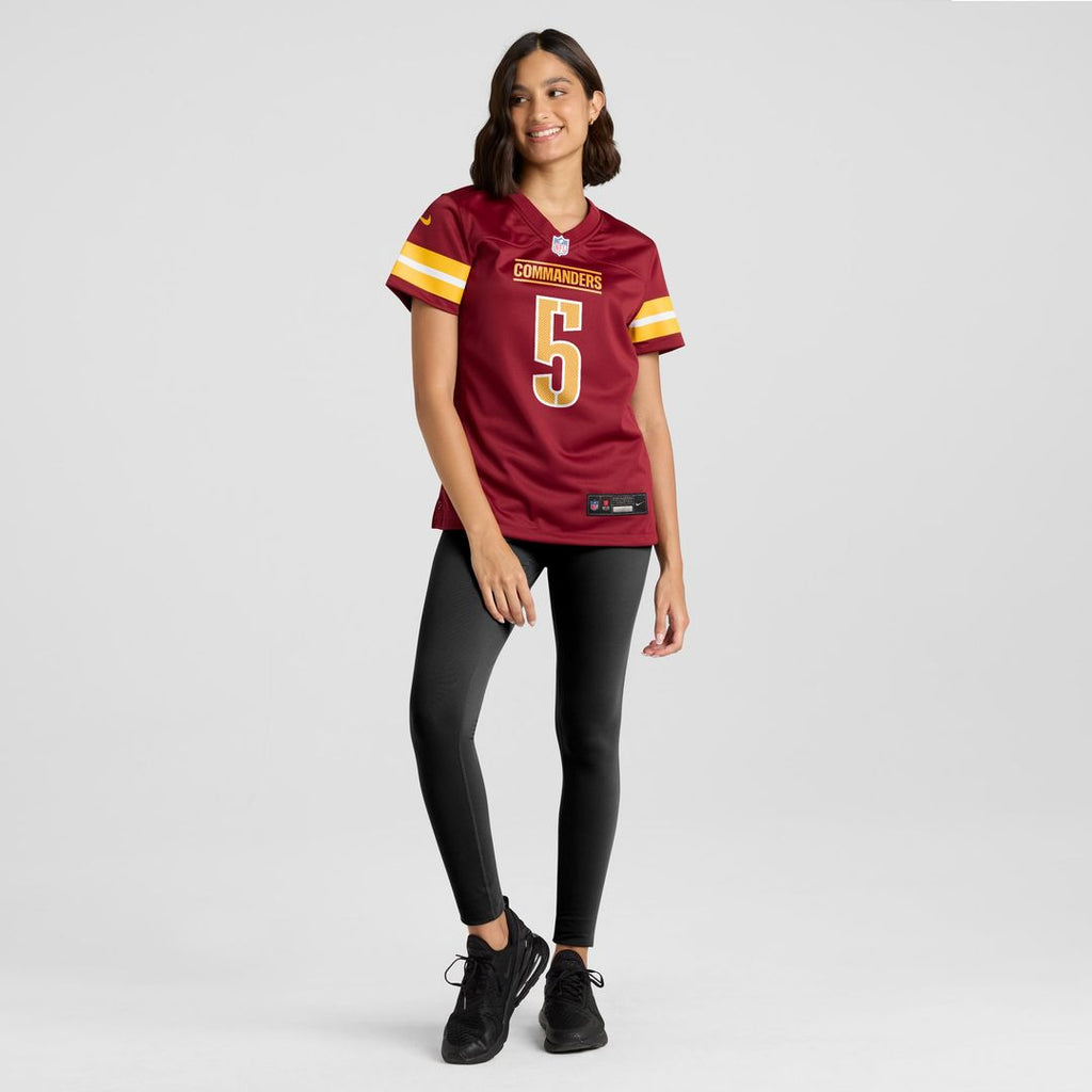 Jayden Daniels Washington Commanders Nike Women's  Player Game Jersey - Burgundy