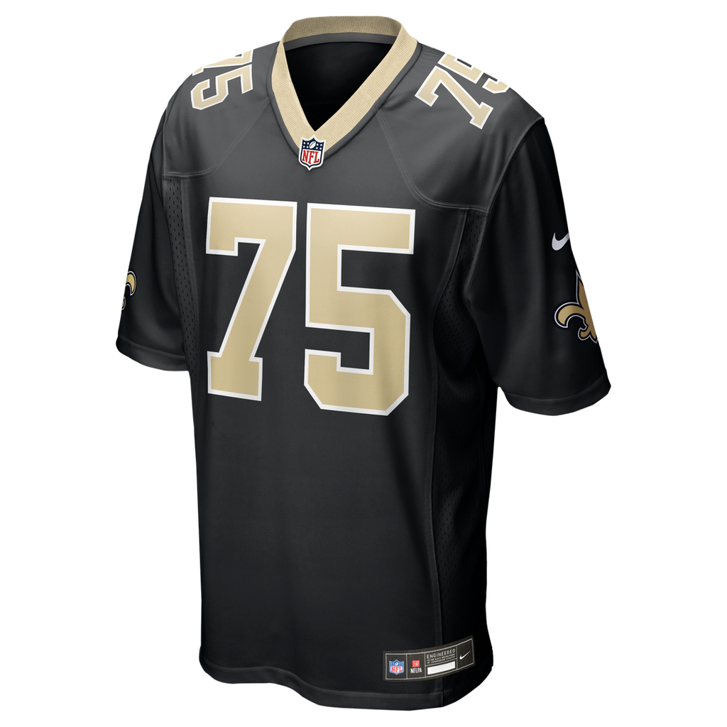 Taliese Fuaga New Orleans Saints Nike  Game Jersey -  Black