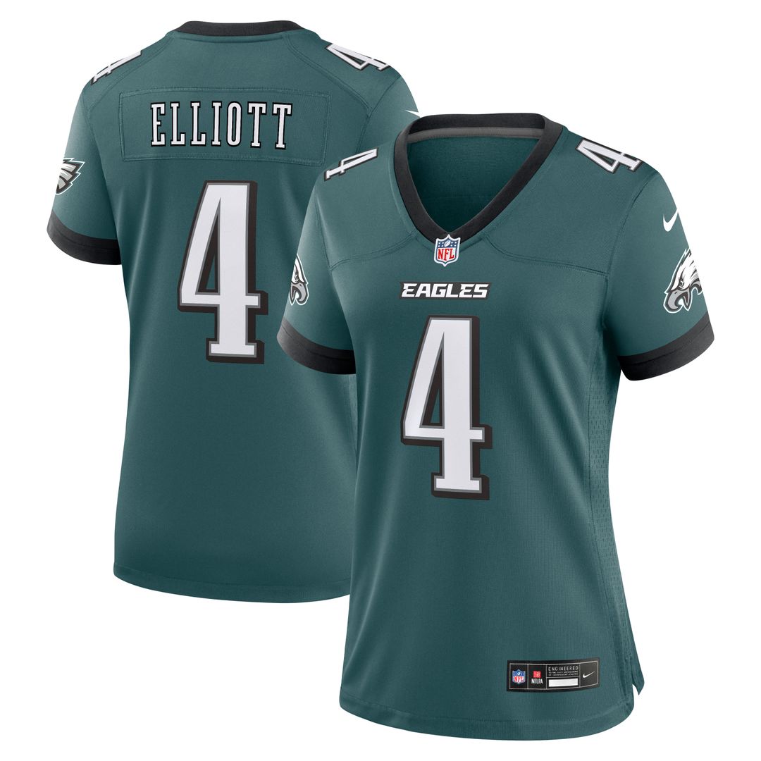 Jake Elliott Philadelphia Eagles Nike Women's Team Game Jersey -  Midnight Green