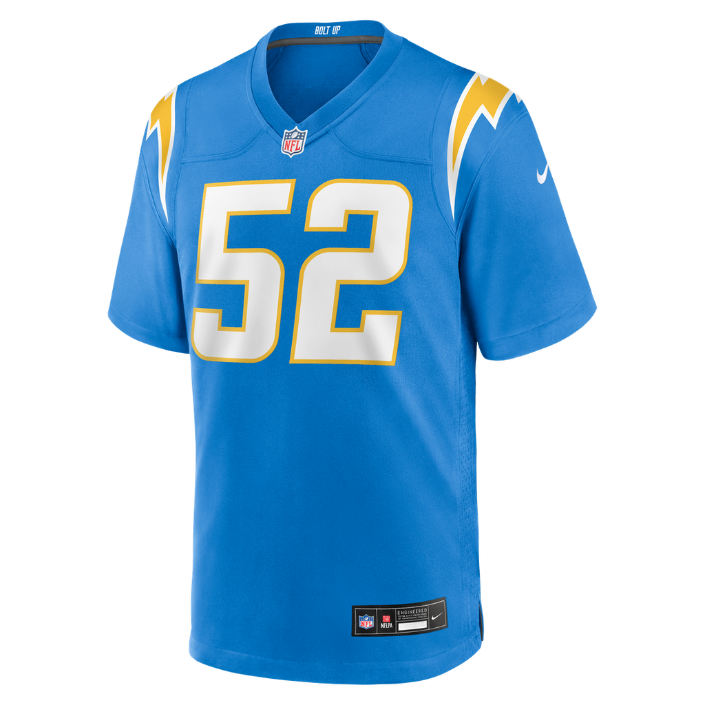 Khalil Mack Los Angeles Chargers Nike Game Jersey - Powder Blue
