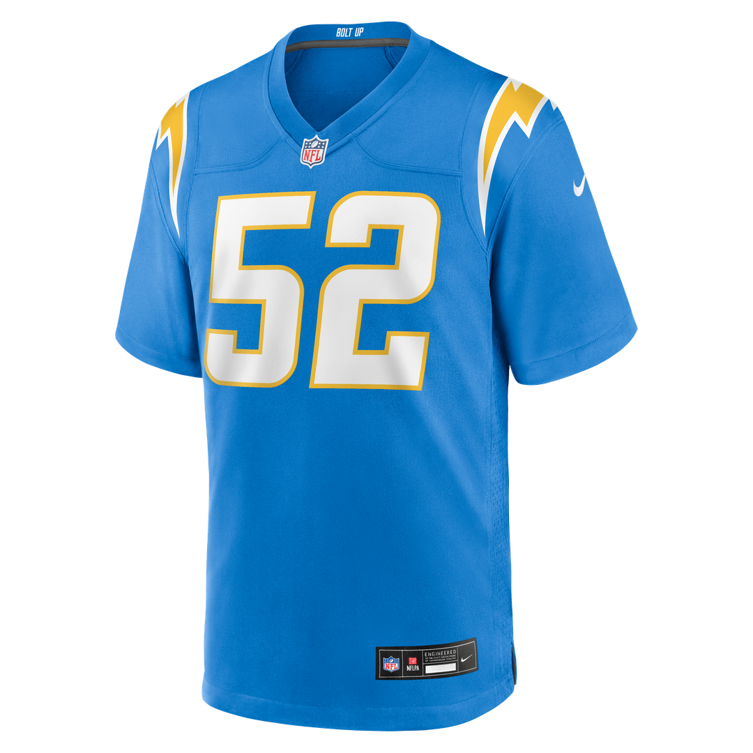 Khalil Mack Los Angeles Chargers Nike Game Jersey - Powder Blue