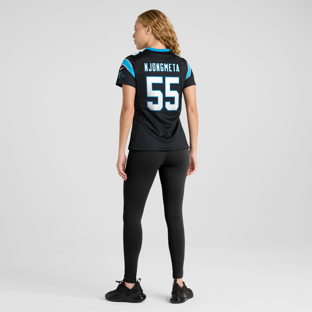 Maema Njongmeta Carolina Panthers Nike Women's Team Game Jersey -  Black