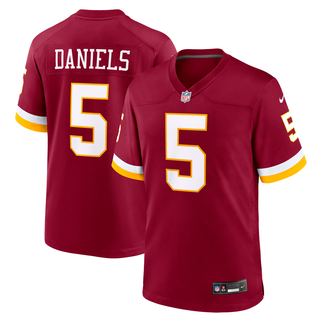 Jayden Daniels Washington Commanders Nike Game Jersey - Burgundy