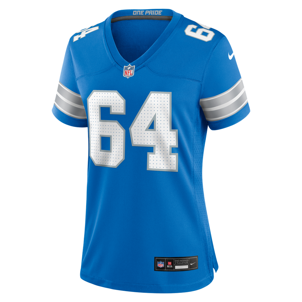 Cade Mays Detroit Lions Nike Women's Team Game Jersey -  Blue
